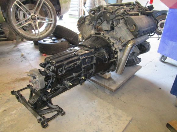 and with 6 speed manual gearbox fitted,4.2 v8