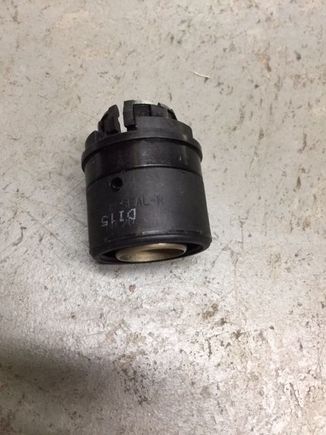 Norma R type connector side view.