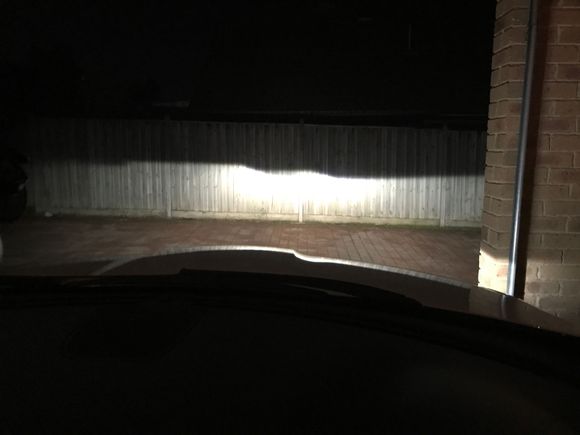 Low beam Xenon HIDs, stock on my vehicle.