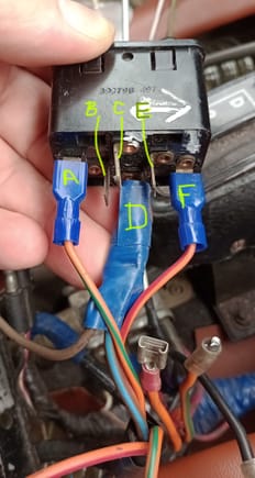 the button wit the remaining connectors