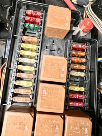 fuse box located in the trunk