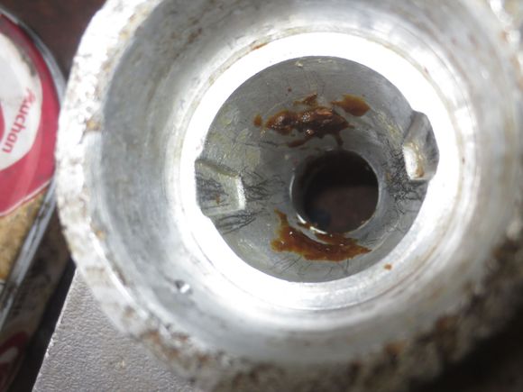 And then clean out the old grease and all is ready to rebuild