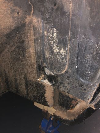 Left Front Wheel Arch- Scuffing from tyre