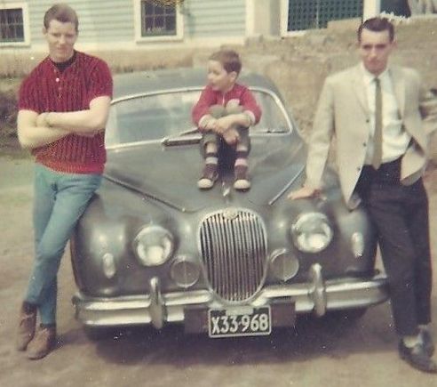 1966 & our 1959 3.4. I'm the cool dude on the left.