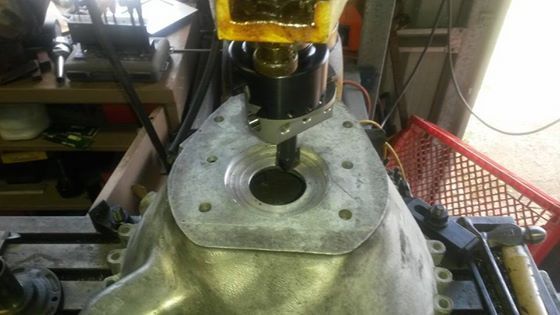 mill bellhousing to fit Toyota 5 speed box