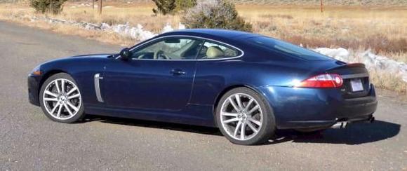2008 XKR in Indigo Blue