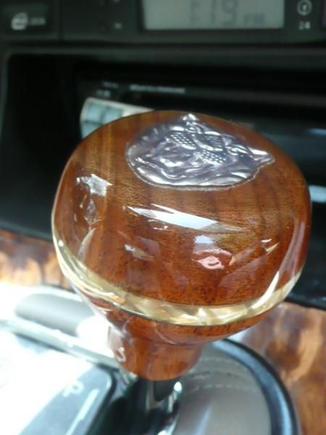 After market Walnut and mother of pearl shifter