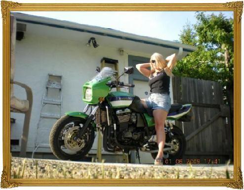 Cin on bike 2009