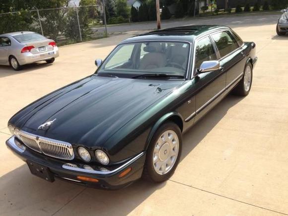Our fun new Jag.