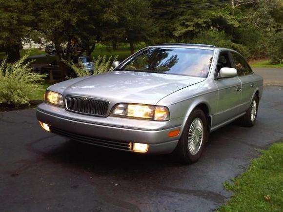 1996 Infiniti Q45. The car I had before I bought the Jag.  Mint cosmetic cond. but engine and tranny were crap.  Don't miss it at all.