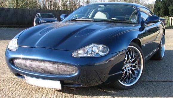 97MY XK8 with a 2005 conversion (GRP Front) with fog lights removed