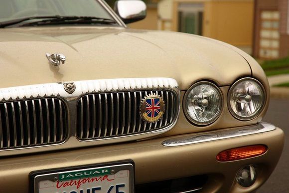 Jag Union Jack badge. A little British flare for a California Jag.
