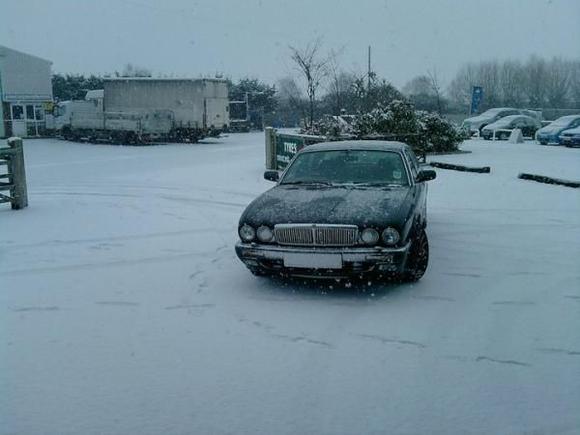 Drifting fun in the snow 2010