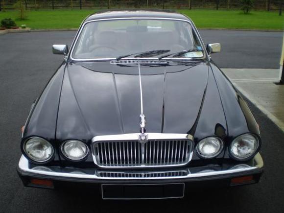 chrome bonnet and side strips from daimler vdp fitted