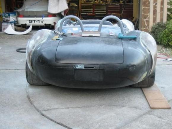 12
Now we could admire the very wide backside of the Lister.  It is 77 inches wide from fender lip to fender lip!