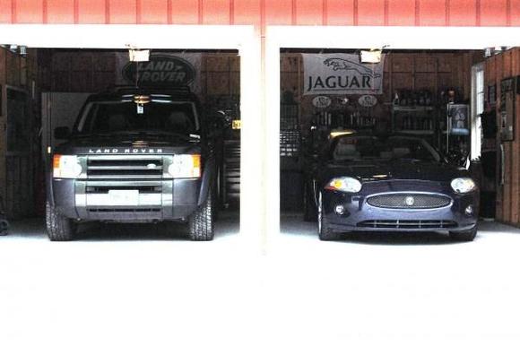 Notice the distinct British flavor to my South Carolina garage...