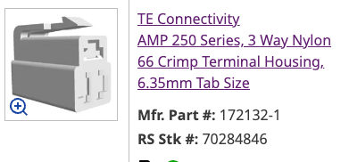 
This is the optional 3-way connector - I didn't bother.