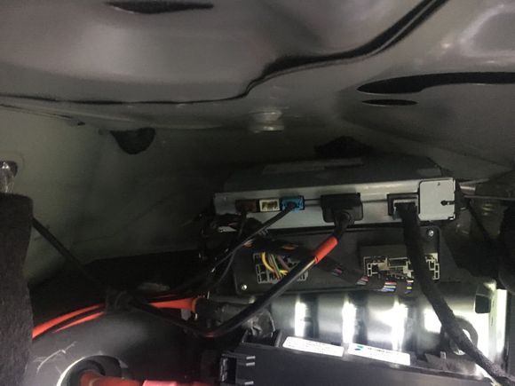 Telephone Interface Module before secure connection in boot area