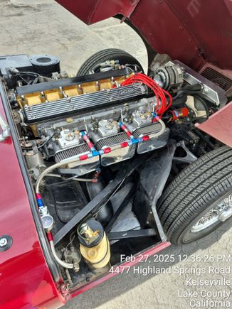 6 cyl 4.2 Motor with Webber Carbs