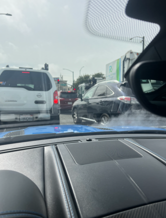 before pulling over