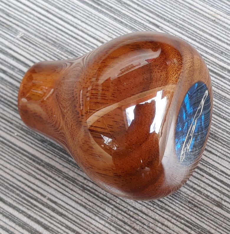 Accessories - Custom inlaid Walnut Jaguar Gear Shift Knob 1988-2008 - New - 1988 to 2008 Jaguar All Models - Altamonte Springs, FL 32714, United States