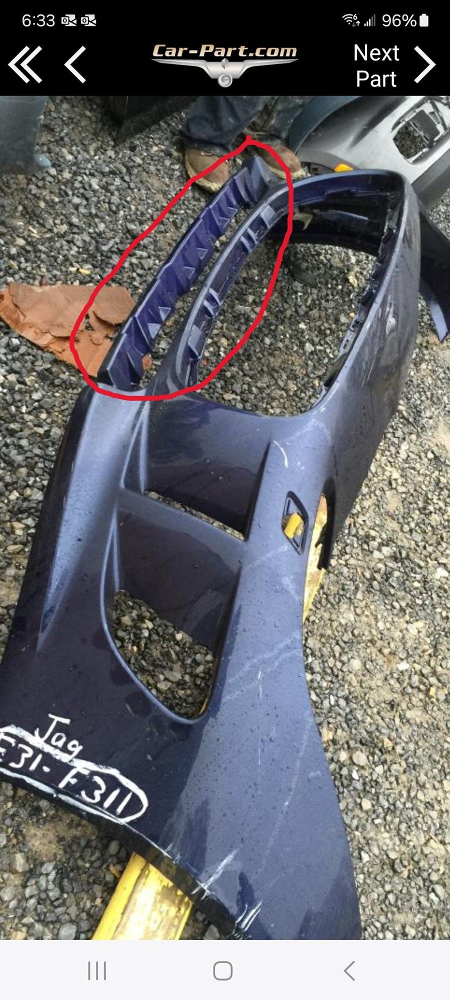 Missing deflector and no brackets