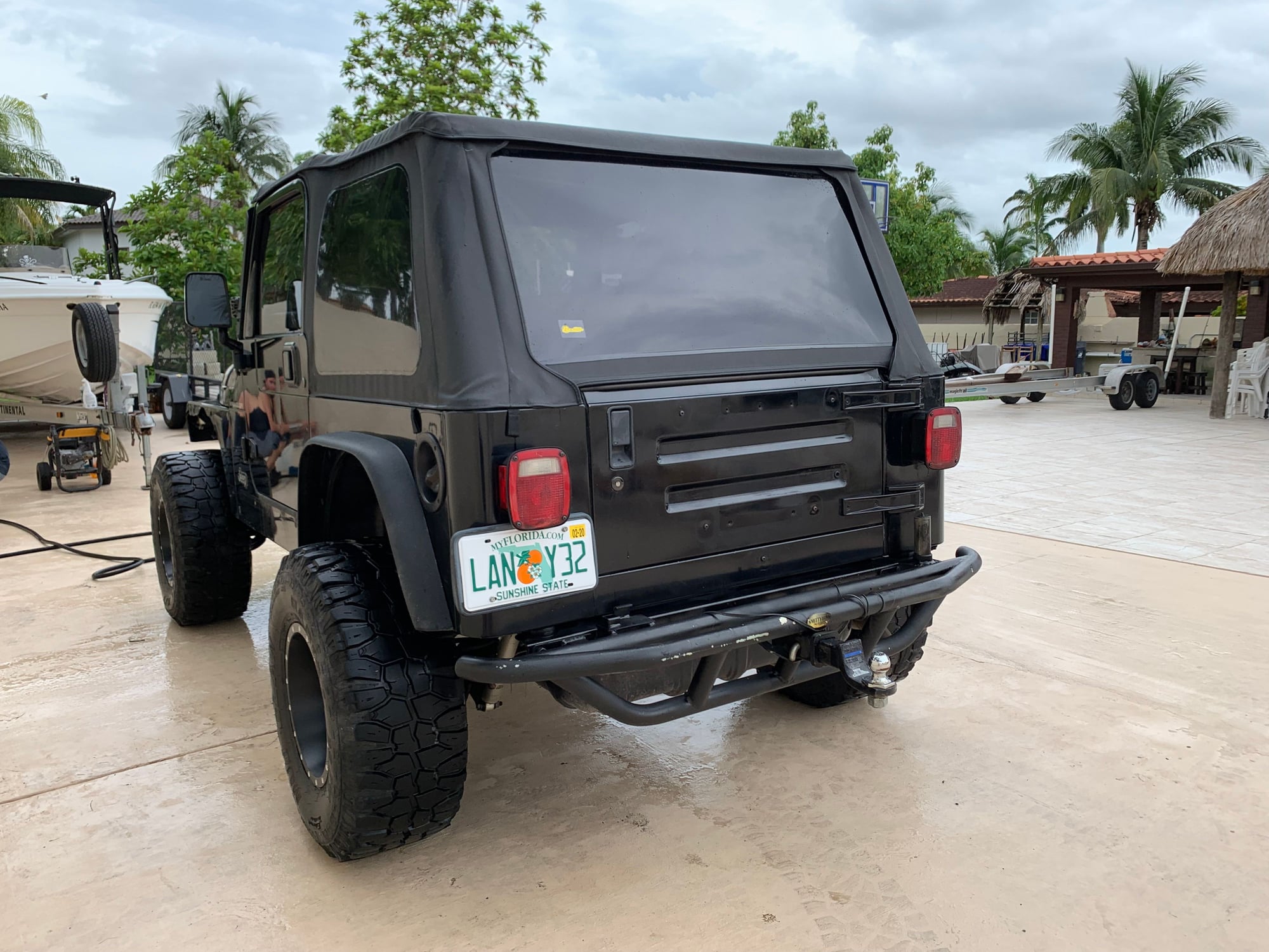 2002 Jeep TJ - 02 tj - Used - VIN 1J4FA49S52P751960 - 6 cyl - 4WD - Automatic - Black - Miami, FL 33165, United States