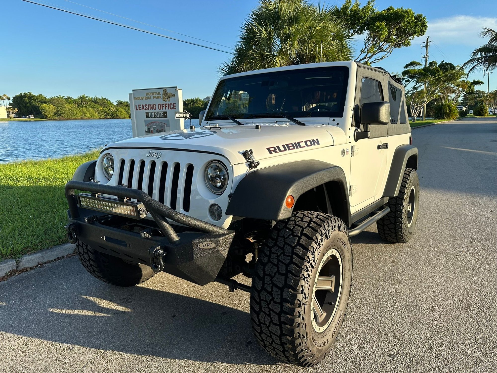 2013 Jeep Wrangler - 2013 2 Door Half Door Rubicon With Extras - Used - VIN 1C4BJWCG5DL505666 - 103,736 Miles - 6 cyl - 4WD - Manual - SUV - White - Hollywood, FL 33020, United States