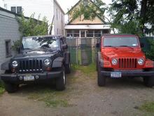 New Jk and the good old TJ