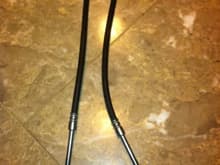 OEM 2012 4dr Sahara JK, Rear brake lines. Stainless steel ends and brackets with a reinforced rubber line. All have 8000 miles on them when uninstalled. No off-roading was done when installed. Almost perfect condition. $25 bucks each per line plus shipping.