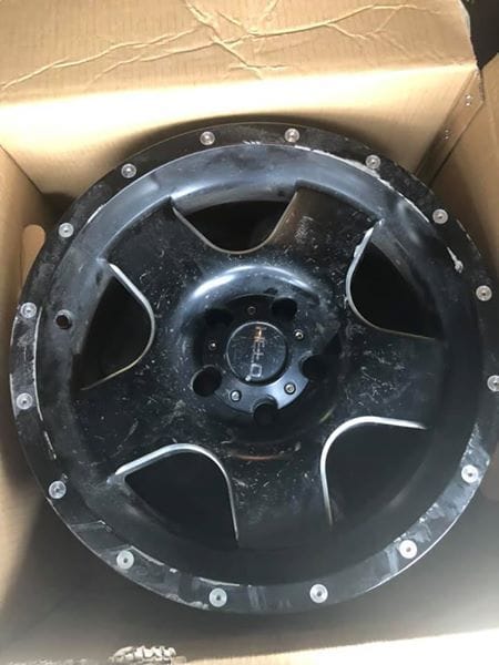 Wheels and Tires/Axles - Five Helo 886 Wheels, 17x9, 5 on 5, -12mm BS - Used - 2007 to 2018 Jeep Wrangler - Warrenton, OR 97146, United States