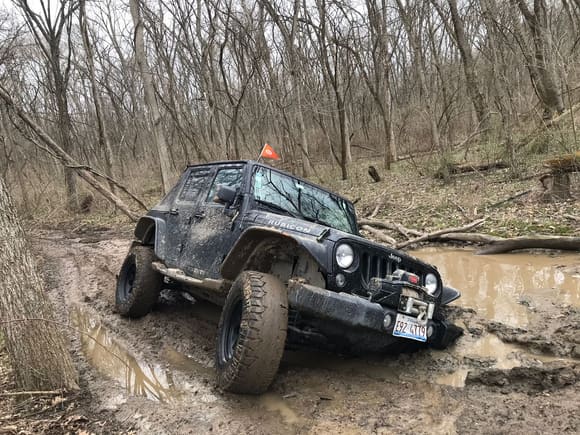 He was terrified the Jeep would flip over.  

After a few hours, he started to appreciate the engineering behind sway bar disconnects.  