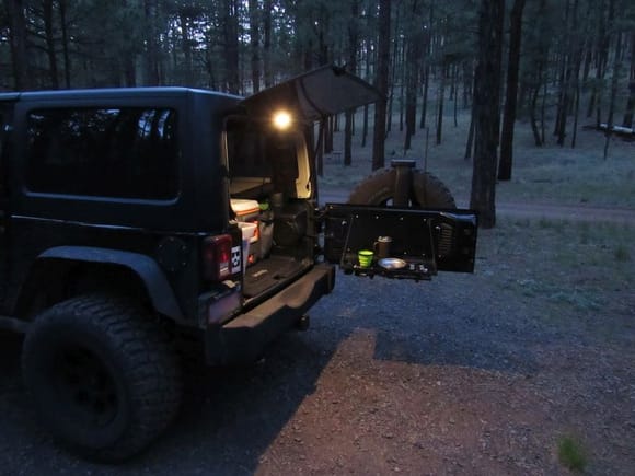The ultimate goal - rear cargo area and tailgate lighting.