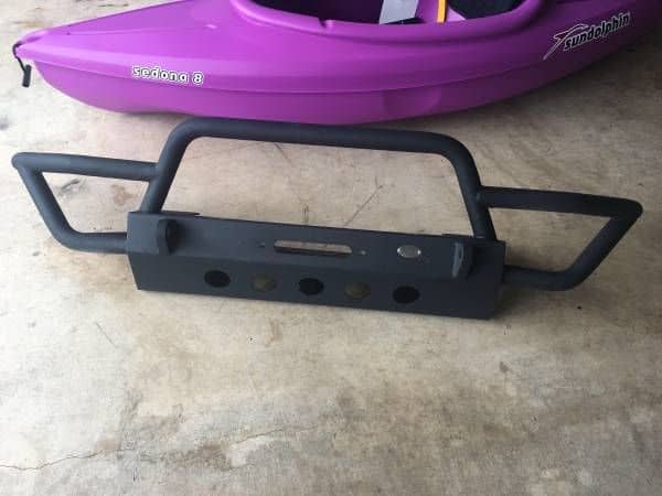 Exterior Body Parts - JK winch bumper - Used - Morgantown, WV 26508, United States