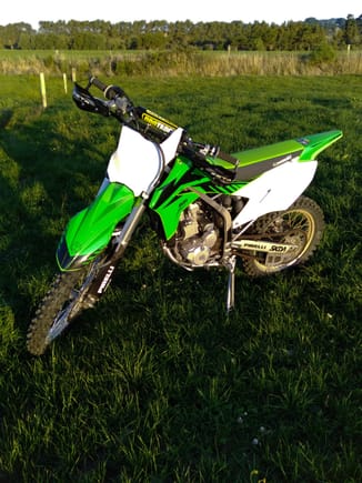 My 2020 klx300r with a skda graphics kit