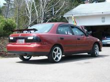 Custom spoiler
Smoked tail lights