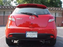 Mazda 2 True Red 2011