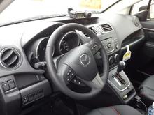 Clear Water Blue Mica Exterior, Black Leather Interior