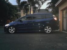 the lowering process begins. front done