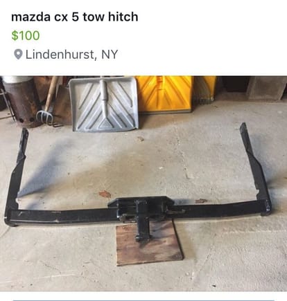 I bought this used tow hitch for my 2015 cx5, but when I brought it to the dealer to install, they said it’s for an earlier model, not mine. Looking to recoup the $100 I spent, but could be negotiable. Thanks.