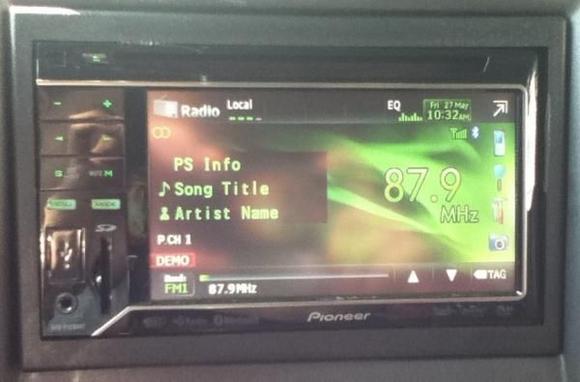 pioneer 5" touchscreen with bluetooth