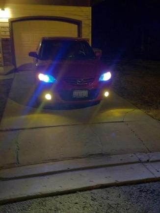 My HIDs and fogs. Looks pretty sweet if I do say so!