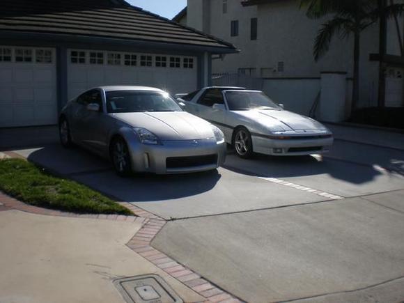 04 350Z, and 87 Toyota Supra Turbo w/ 315RWHP, sold both to get my speed....