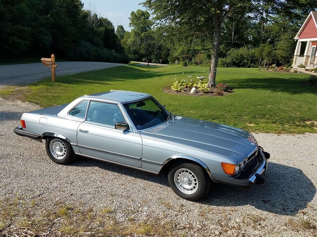 1980 Mercedes-Benz 450SL - 1980 450SL for sale in Ohio - Used - VIN WDB10704412061454 - 109,000 Miles - 8 cyl - 2WD - Automatic - Convertible - Blue - Canal Winchester, OH 43110, United States