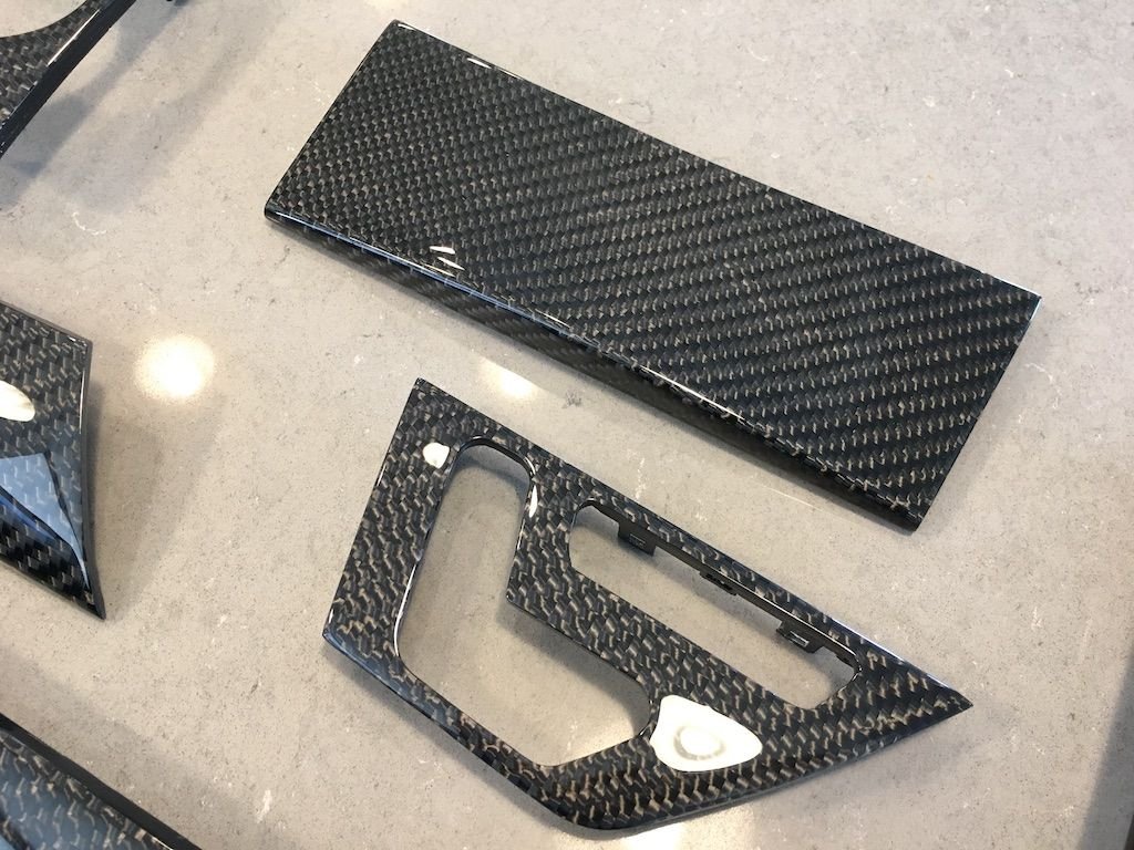 FS W204 9 piece carbon fiber interior trim set Forums