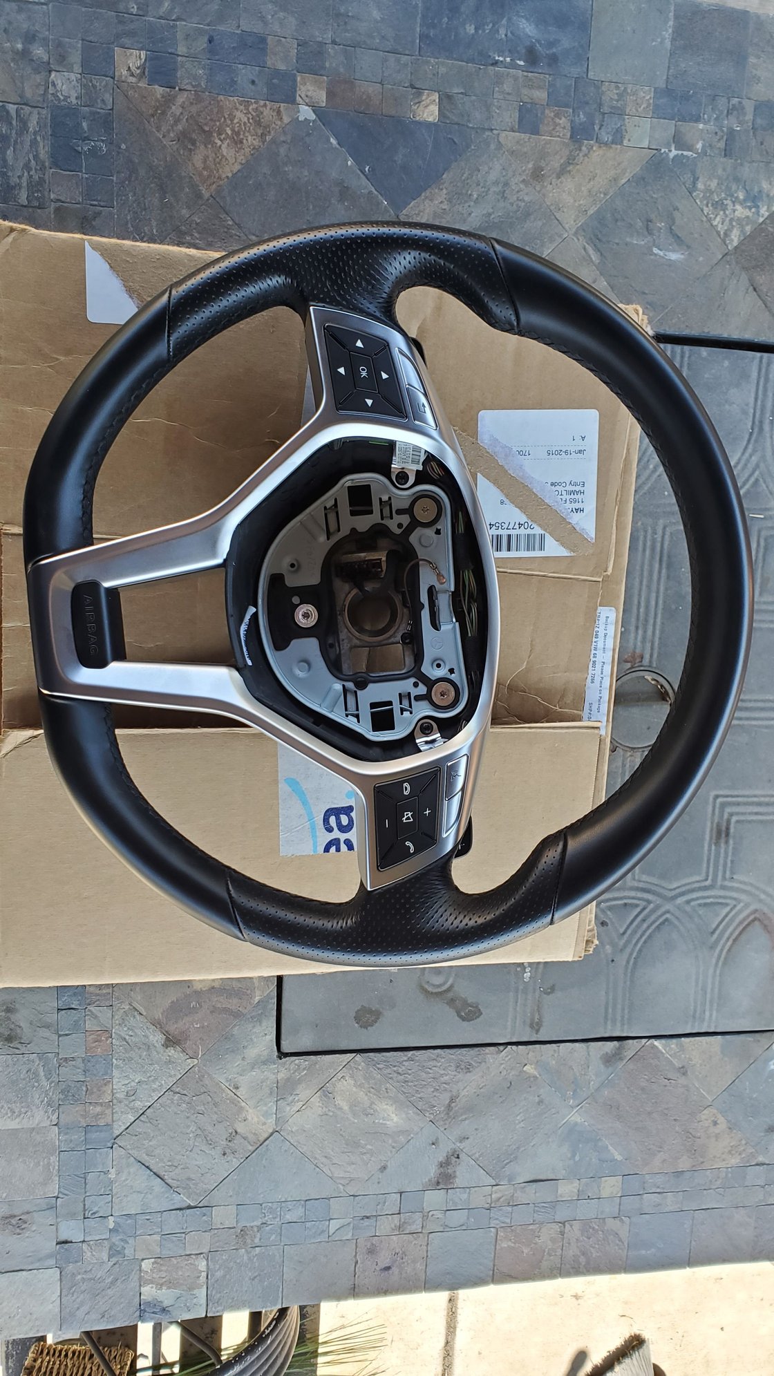 Interior/Upholstery - 2012 C207 E550 Sport Steering Wheel - Used - 2012 Mercedes-Benz E550 - Cypress, CA 90630, United States