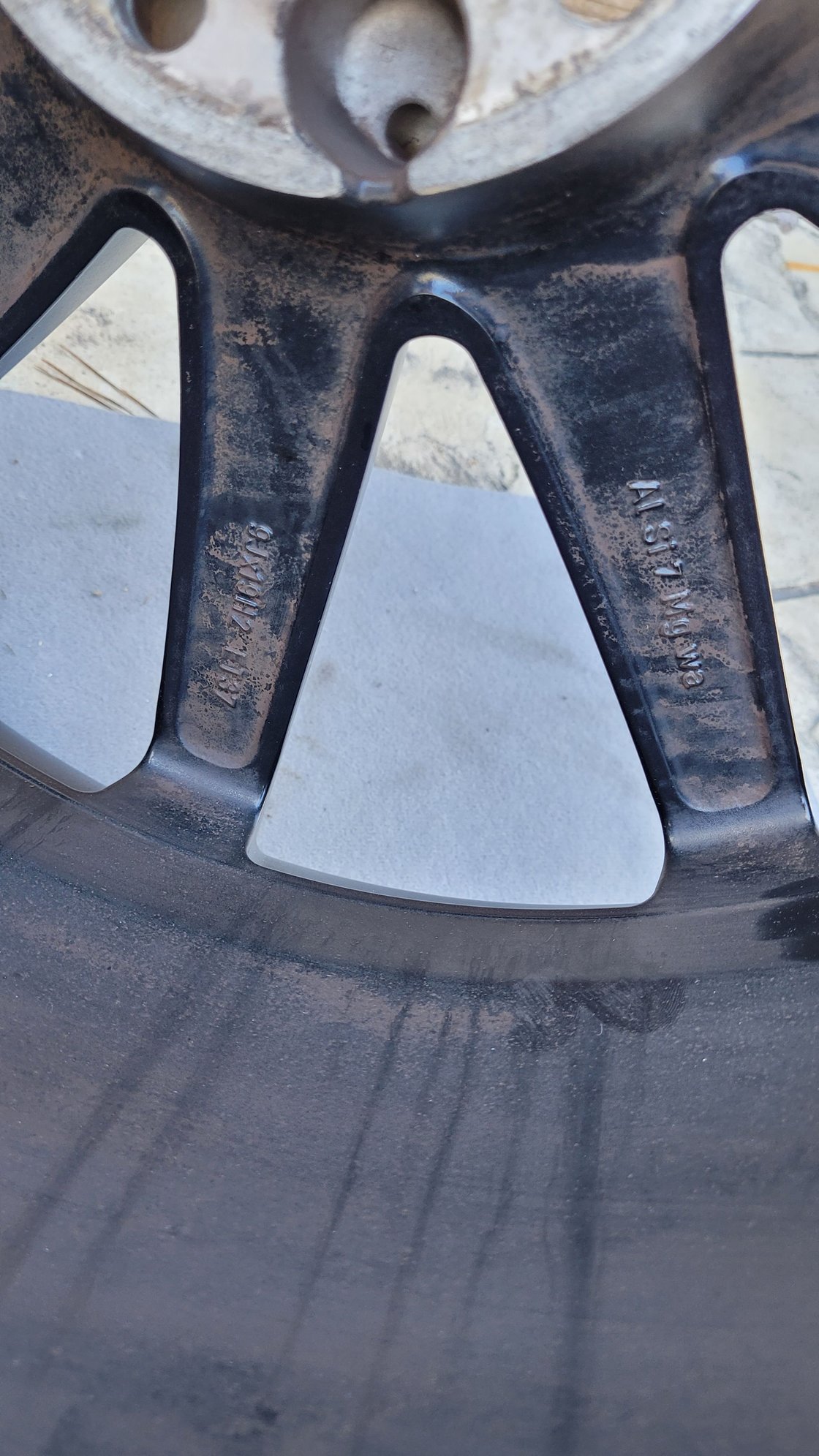 Wheels and Tires/Axles - Sigle FRONT e63 rim, 10-spoke 19x9 BLACK - Used - 2011 to 2016 Mercedes-Benz E63 AMG S - Jacksonville, FL 32097, United States