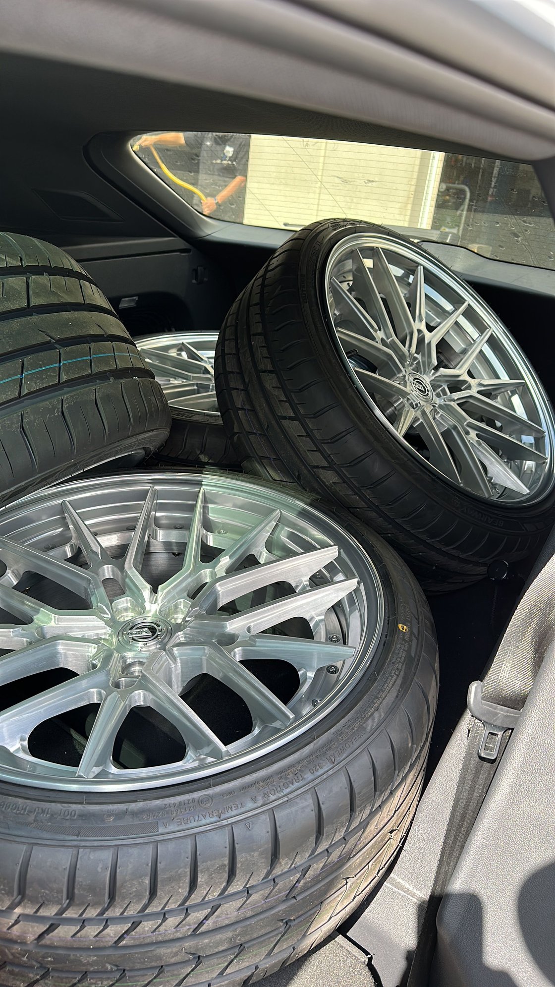 Wheels and Tires/Axles - 21” NLW FORGED 2PC Wheels with Tires + TPMS for W213 E63S (2017/present) - Used - 2017 to 2024 Mercedes-Benz E63 AMG S - Langley, BC V2Z1K7, Canada