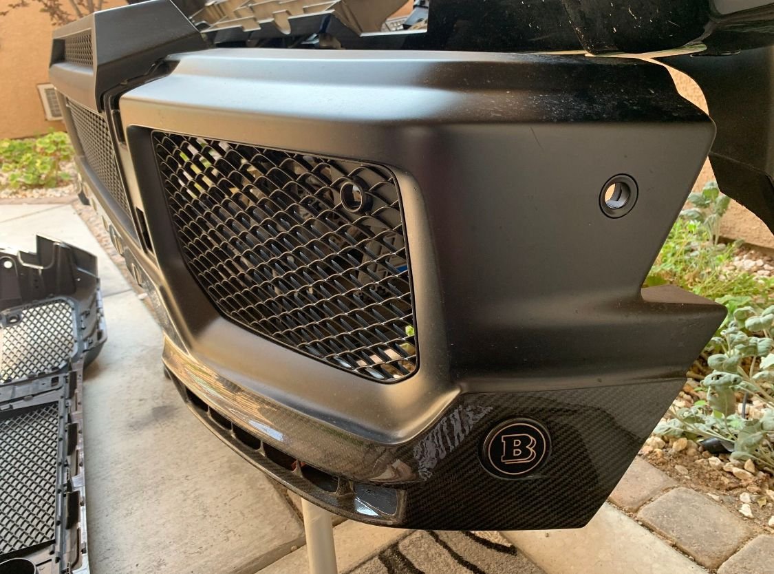 Exterior Body Parts - OEM AMG BUMPER W/ CF Brabus Lip for W463 - New - 2002 to 2017 Mercedes-Benz G-Class - Pasadena, CA 91107, United States