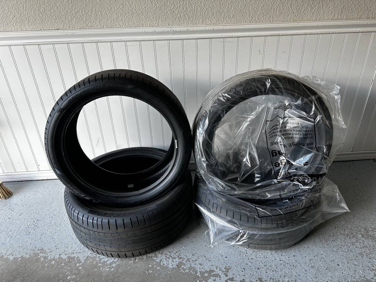 Wheels and Tires/Axles - Pirelli P Zero PZ4 run flat tires 225-40-19 front 255-35 rear new set -$500 - New - 2022 to 2025 Mercedes-Benz All Models - Centennial, CO 80016, United States